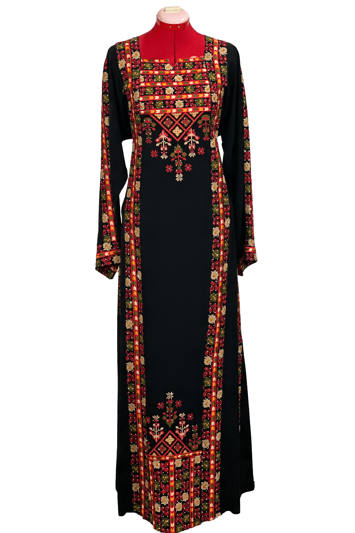 Embellished Heritage 2 Thoub - TATREEZ STORE
