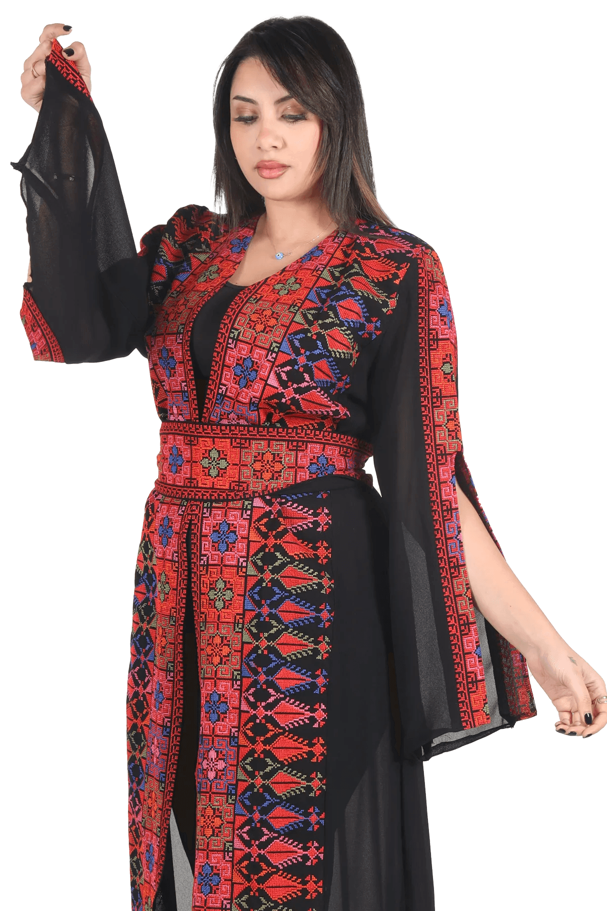 Embroidered Bisht - Tatreez Store