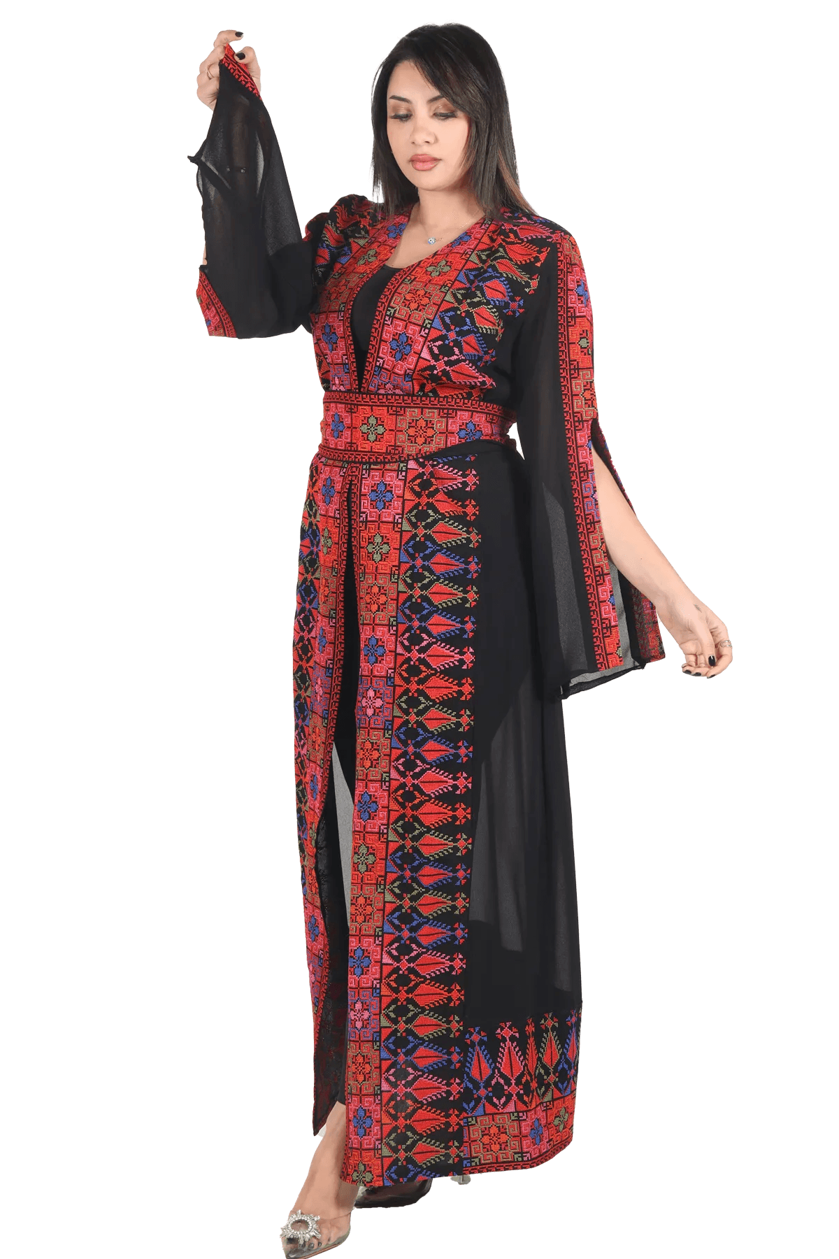 Embroidered Bisht - Tatreez Store