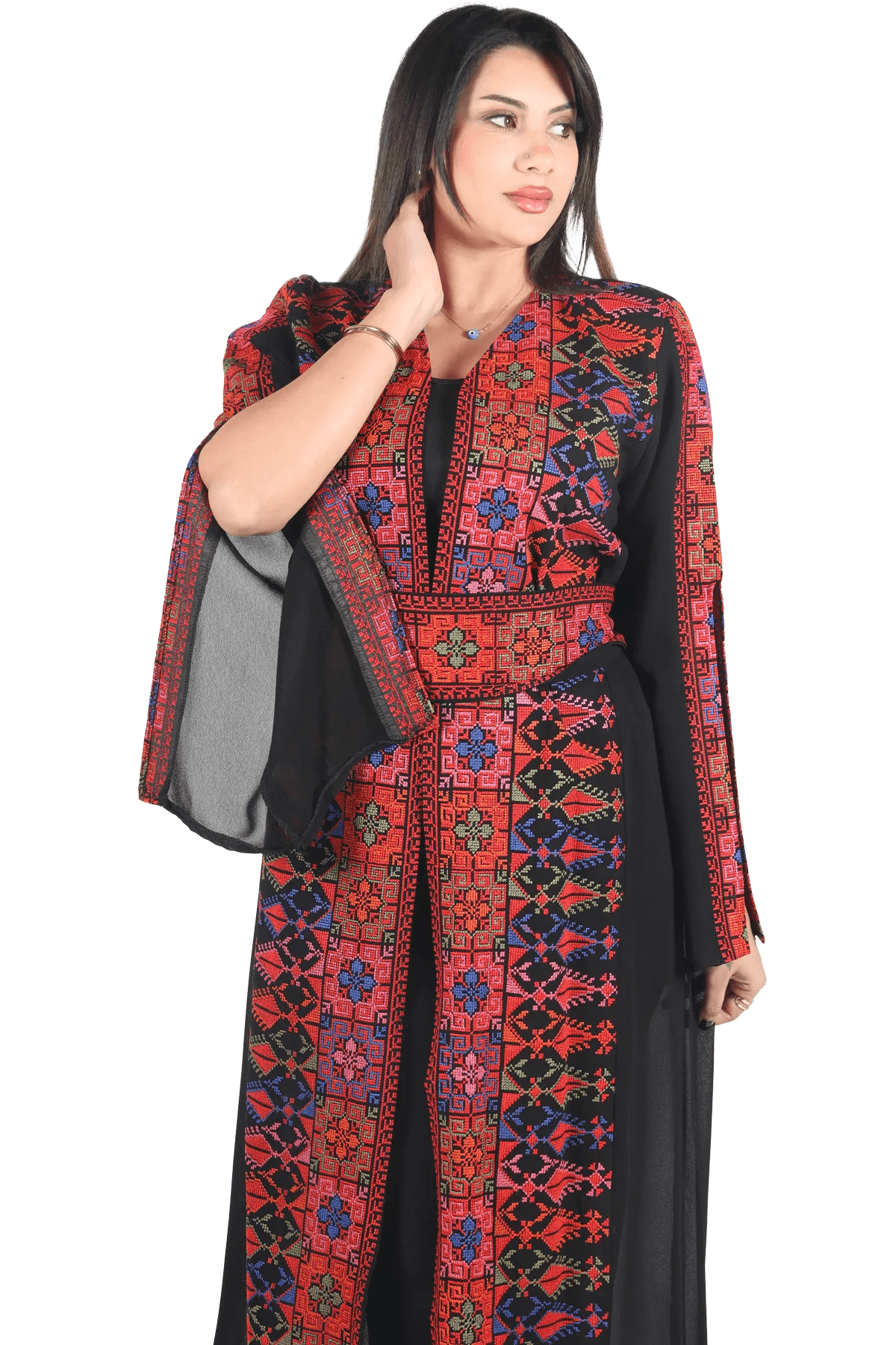 Embroidered Bisht - Tatreez Store