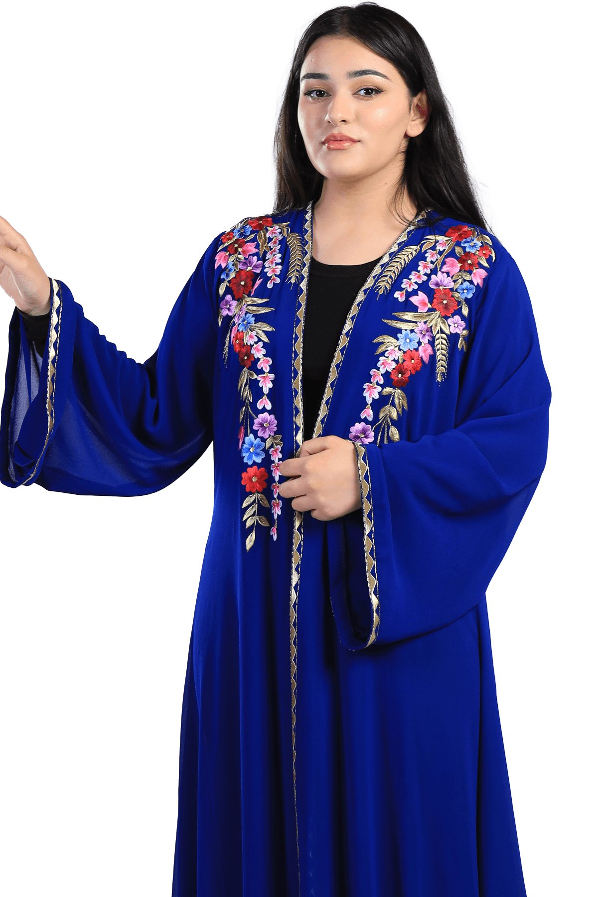 Flowers Bisht - TATREEZ STORE