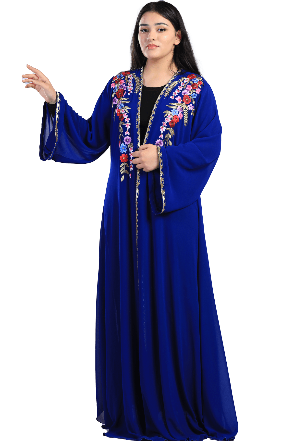 Flowers Bisht - TATREEZ STORE