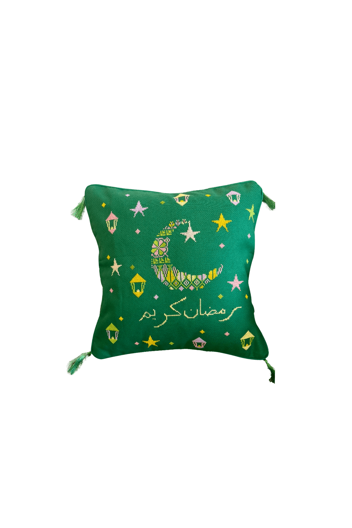 Ramadan pillowcase - Tatreez Store