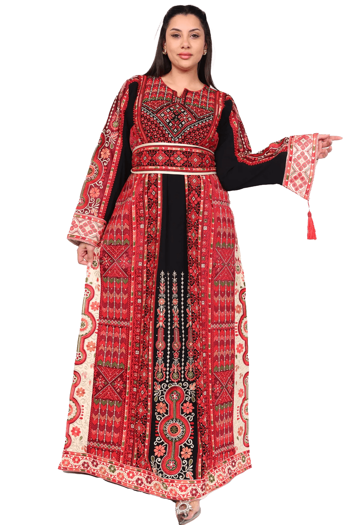 Tals Embroidered Thoub - Tatreez Store